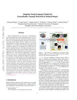 Adapting Visual-Language Models for Generalizable Anomaly Detection in
  Medical Images