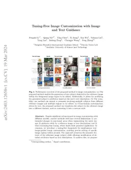 Tuning-Free Image Customization with Image and Text Guidance