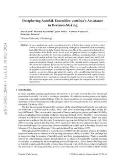 Deciphering AutoML Ensembles: cattleia's Assistance in Decision-Making