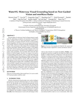 WaterVG: Waterway Visual Grounding based on Text-Guided Vision and
  mmWave Radar