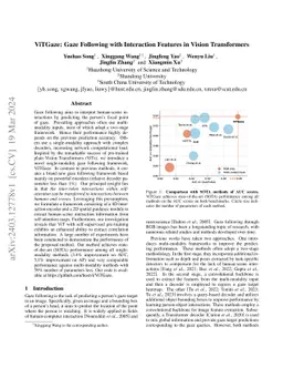 ViTGaze: Gaze Following with Interaction Features in Vision Transformers
