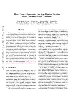 FlowerFormer: Empowering Neural Architecture Encoding using a Flow-aware
  Graph Transformer