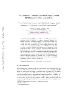 TexDreamer: Towards Zero-Shot High-Fidelity 3D Human Texture Generation