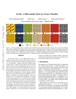 TexTile: A Differentiable Metric for Texture Tileability