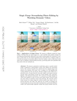 Magic Fixup: Streamlining Photo Editing by Watching Dynamic Videos