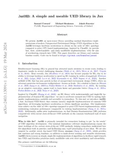 JaxUED: A simple and useable UED library in Jax