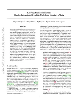 Using Shapley interactions to understand how models use structure