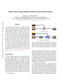 IIDM: Image-to-Image Diffusion Model for Semantic Image Synthesis