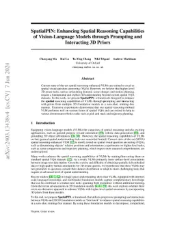 SpatialPIN: Enhancing Spatial Reasoning Capabilities of Vision-Language
  Models through Prompting and Interacting 3D Priors