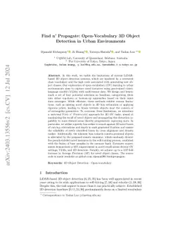 Find n' Propagate: Open-Vocabulary 3D Object Detection in Urban
  Environments
