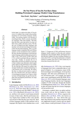 Pretraining Language Models Using Translationese