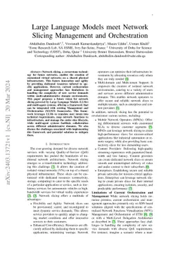 Large Language Models meet Network Slicing Management and Orchestration