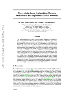 Uncertainty-Aware Explanations Through Probabilistic Self-Explainable Neural Networks