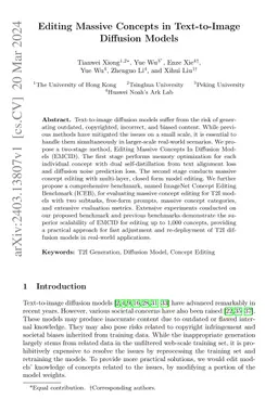 Editing Massive Concepts in Text-to-Image Diffusion Models