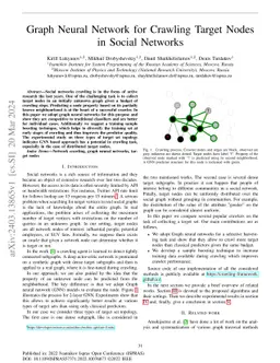 Graph Neural Network for Crawling Target Nodes in Social Networks