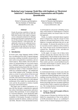 Reducing Large Language Model Bias with Emphasis on 'Restricted
  Industries': Automated Dataset Augmentation and Prejudice Quantification