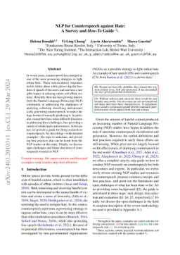 NLP for Counterspeech against Hate: A Survey and How-To Guide