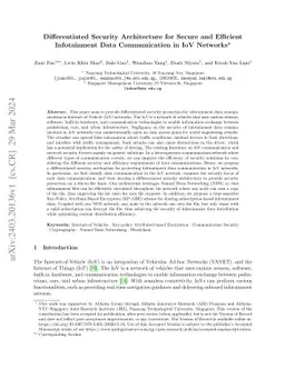 Differentiated Security Architecture for Secure and Efficient
  Infotainment Data Communication in IoV Networks