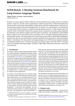 ELITR-Bench: A Meeting Assistant Benchmark for Long-Context Language Models