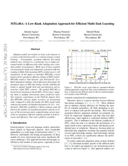 MTLoRA: A Low-Rank Adaptation Approach for Efficient Multi-Task Learning