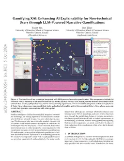 Gamifying XAI: Enhancing AI Explainability for Non-technical Users
  through LLM-Powered Narrative Gamifications