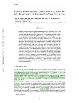 Domain-Oriented Time Series Inference Agents for Reasoning and Automated Analysis