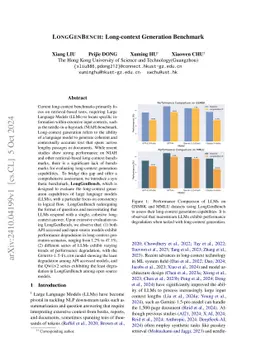 LongGenBench: Long-context Generation Benchmark