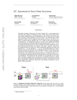 IT$^3$: Idempotent Test-Time Training
