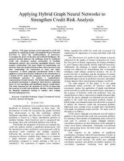 Applying Hybrid Graph Neural Networks to Strengthen Credit Risk Analysis