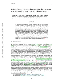 Gödel Agent: A Self-Referential Agent Framework for Recursive Self-Improvement