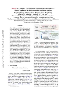 Wrong-of-Thought: An Integrated Reasoning Framework with
  Multi-Perspective Verification and Wrong Information