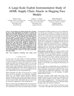 A Large-Scale Exploit Instrumentation Study of AI/ML Supply Chain
  Attacks in Hugging Face Models