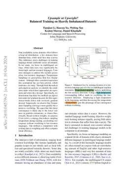 Upsample or Upweight? Balanced Training on Heavily Imbalanced Datasets