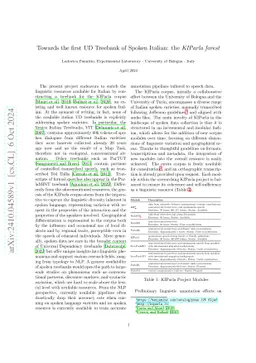 Towards the first UD Treebank of Spoken Italian: the KIParla forest