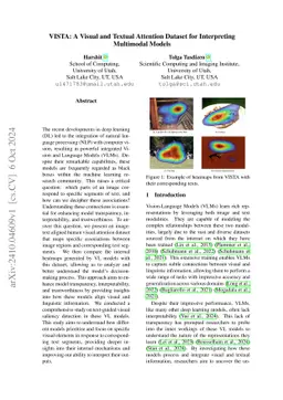VISTA: A Visual and Textual Attention Dataset for Interpreting
  Multimodal Models