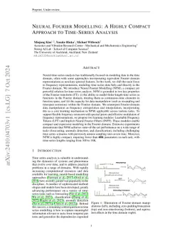 Neural Fourier Modelling: A Highly Compact Approach to Time-Series
  Analysis