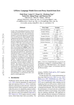 LPZero: Language Model Zero-cost Proxy Search from Zero