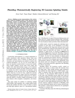 PhotoReg: Photometrically Registering 3D Gaussian Splatting Models
