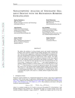 Nonasymptotic Analysis of Stochastic Gradient Descent with the Richardson-Romberg Extrapolation