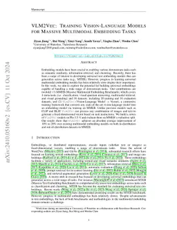 VLM2Vec: Training Vision-Language Models for Massive Multimodal Embedding Tasks