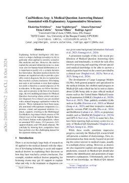 CasiMedicos-Arg: A Medical Question Answering Dataset Annotated with
  Explanatory Argumentative Structures