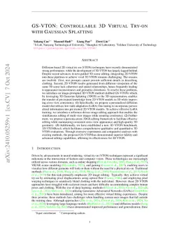 GS-VTON: Controllable 3D Virtual Try-on with Gaussian Splatting