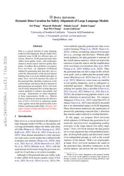 Data Advisor: Dynamic Data Curation for Safety Alignment of Large
  Language Models