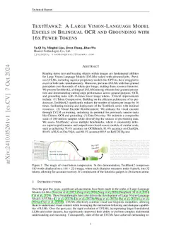 TextHawk2: A Large Vision-Language Model Excels in Bilingual OCR and
  Grounding with 16x Fewer Tokens