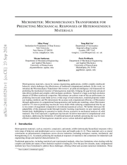 Micrometer: Micromechanics Transformer for Predicting Mechanical
  Responses of Heterogeneous Materials