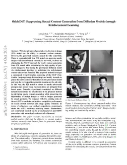 ShieldDiff: Suppressing Sexual Content Generation from Diffusion Models
  through Reinforcement Learning