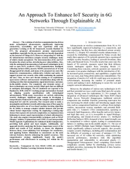 An Approach To Enhance IoT Security In 6G Networks Through Explainable
  AI