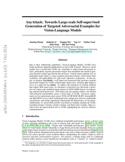 AnyAttack: Towards Large-scale Self-supervised Adversarial Attacks on Vision-language Models