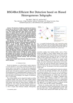 BSG4Bot: Efficient Bot Detection based on Biased Heterogeneous Subgraphs