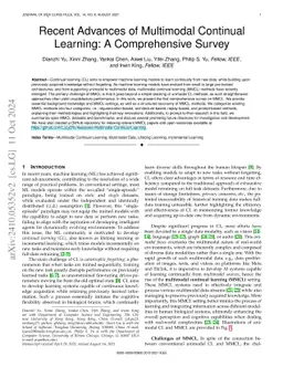Recent Advances of Multimodal Continual Learning: A Comprehensive Survey